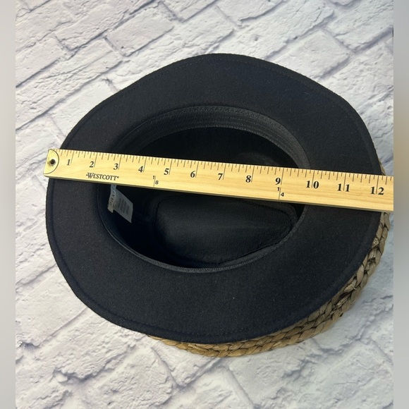 Phase 3 Stylish Black Fedora Hat. Wool. - Picture 9 of 12
